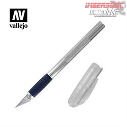CUTTER VALLEJO Nº1 DE PRECISIÓN MANGO SILICONA