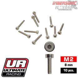 TORNILLOS ALLEN M2X8MM ULTIMATE RACING UR163208