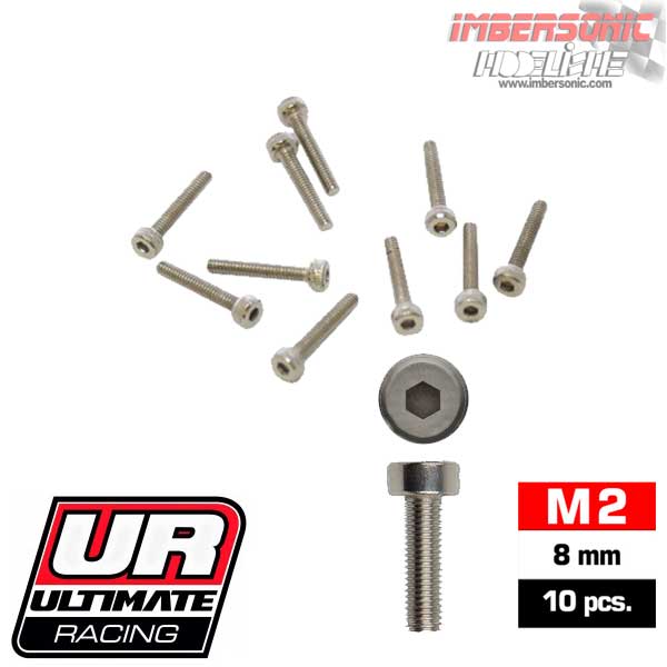 TORNILLOS ALLEN M2X8MM ULTIMATE RACING UR163208