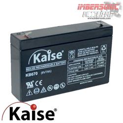BATERIA 6VOLT. 7.0 AH KAISE REF. KB670