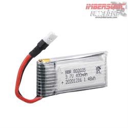 BATERIA LIPO 3.7 VOLT. 400MAH. CONECTOR DIY