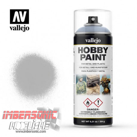 VALLEJO IMPRIMACION SPRAY GRIS 400ML.