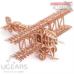 UGEARS MECHANICAL MODELS CONSTRUCCION EN MADERA AVION ANTIGUO 40026