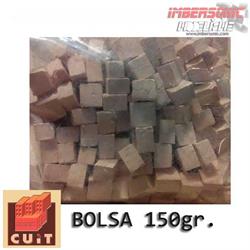 PIEDRA NATURAL CUIT BOLSA 150gr. 6X6MM. REF. 2954