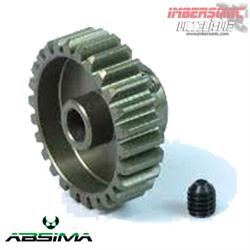 PIÑON MOTOR ELECTRICO 25 DIENTES ALUMINIO PASO 48dp ABSIMA cód.H485