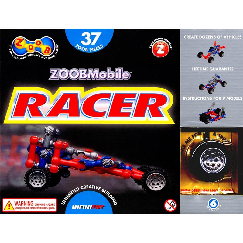 ZOOB RACER SISTEMA DE CONSTRUCCION  37 PIEZAS ZOOB