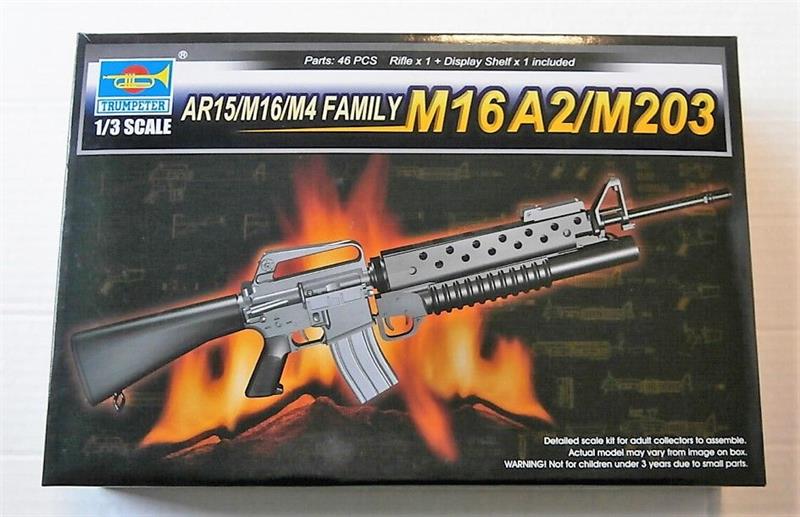 TRUMPETER AR15-M16-M4 FAMILY M16 A2-M203 Cód.01904