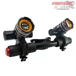 FAROS ALTA POTENCIA LED RECARGABLE CON SOPORTE 2 UNIDADES