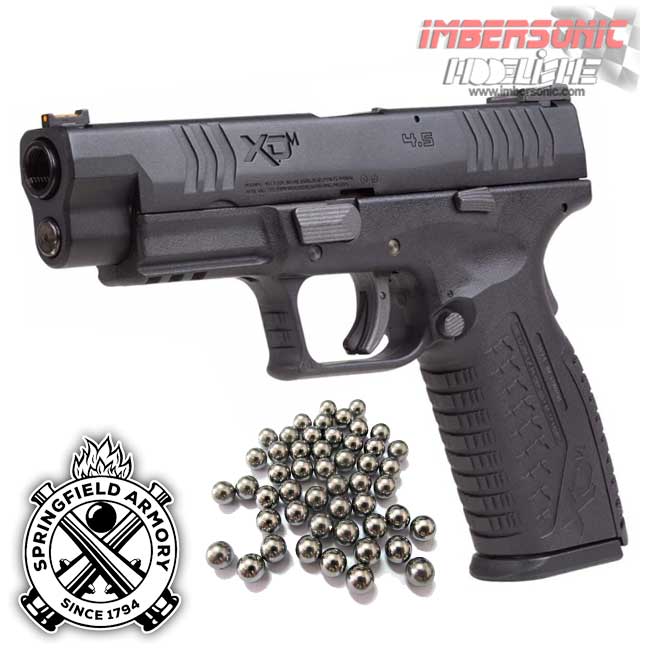 PISTOLA CO2 SPRINGFIELD ARMORY 4.5MM. BBs COD. SA-XDM45CBB