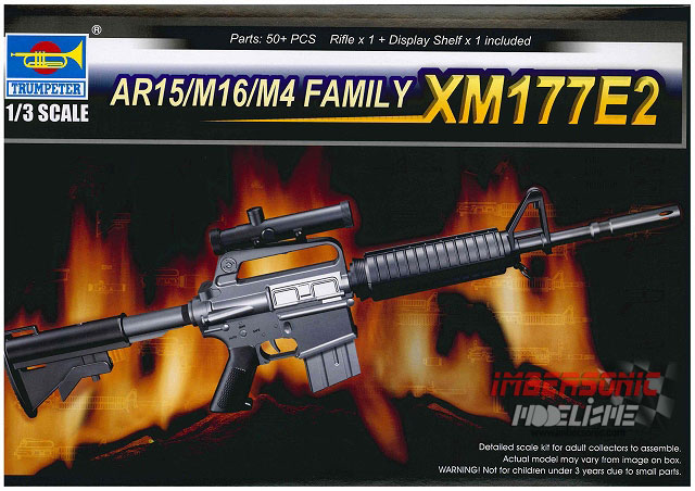 TRUMPETER AR15-M16-M4 FAMILY XM177E2 COD.01905