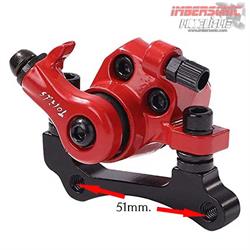 PINZA FRENO PATINETE ELECTRICO NUTT M2 ROJA PARTE DERECHA