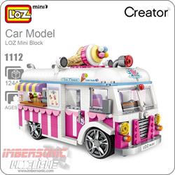 LOZ CAR MODEL ICE CREAM VAN 1244PZAS. REF.1112