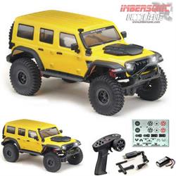 CRAWLER MICRO ABSIMA 1.18  jeep wrangler Rubicon yellow cod.AB18024
