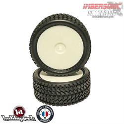NEUMATICO+LLANTA HOBYTECH 1.10 OFFROAD DELANTERAS COD. HT431