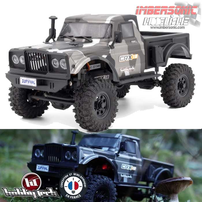 CRAWLER MICRO HOBBYTECH CRX18 RTR 1.18 GRIS