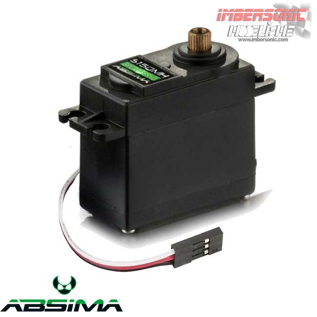 SERVO ABSIMA RC. S150MH 15kg  Metal Gear ref.2030005