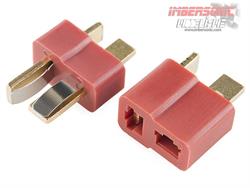 CONECTOR TDEAN PAREJA CHAPADO ORO