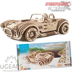 UGEARS MECHANICAL MODEL CONSTRUCCION EN MADERA MODEL DRIFT COBRA RACING CAR