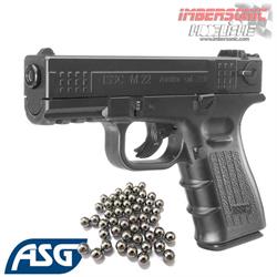 PISTOLA CO2 ISCC M22 ASG 4.5mm. Bb,S Cod.19803