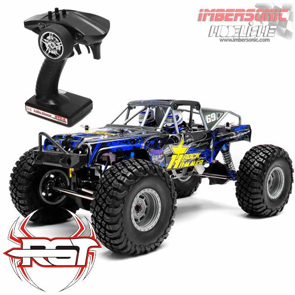 COCHE ROCK HAMMER 1.10 RGT1800-B WATERPROOF 4X4 AZUL RTR