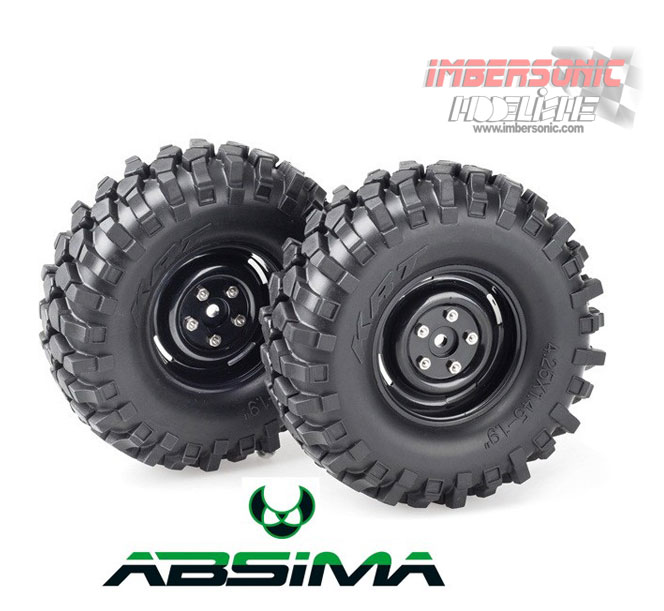 RUEDAS CRAWLER  Steelhammer  2 UNID. ABSIMA 2500030