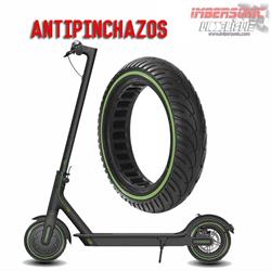 NEUMATICO PATINETE MACIZO BANDA FLUORESCENTE ULTRALIGERO 8.5X2 COMPATIBLE XIAOMI