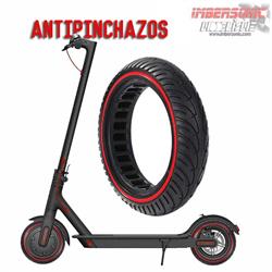 NEUMATICO PATINETE MACIZO BANDA ROJA ULTRALIGERO 8.5X2 COMPATIBLE XIAOMI