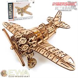 EWA KIT DE CONSTRUCCION EN MADERA AIRPLANE 246pzas.