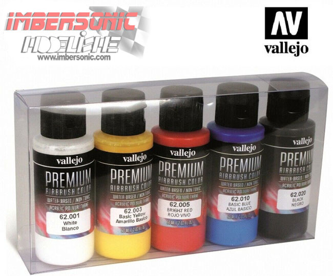 Vallejo Basic - Colores Básicos con Aerógrafo