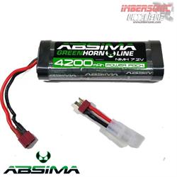 BATERIA 7.2VOLT. NIMH 4200MAH -10C ABSIMA 4100012