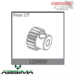 PIÑON MOTOR ELECTRICO 17 DIENTES ACERO ABSIMA REF.1230830