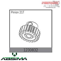PIÑON MOTOR ELECTRICO 21 DIENTES ACERO ABSIMA REF.1230832