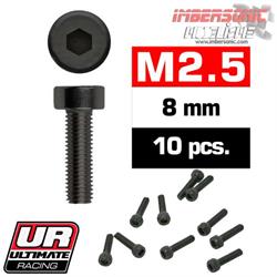 TORNILLO ACERO ALLEN M2.5X8MM ULTIMATE 10UNID. UR1632508