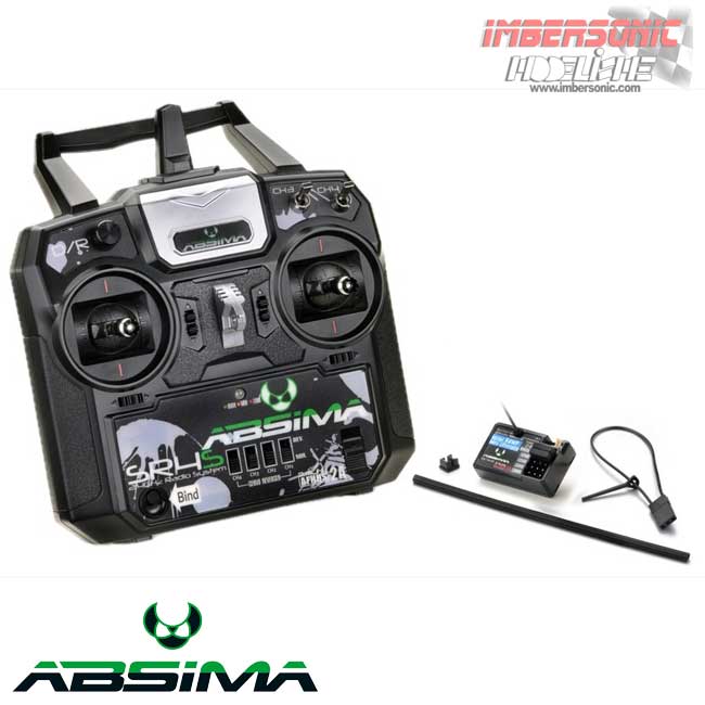 EMISORA RADIO CONTROL ABSIMA SR4S 4 CANALES  cód. 2000022