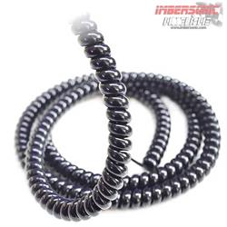 CUBRE CABLES FUNDA NEGRO BRILLANTE