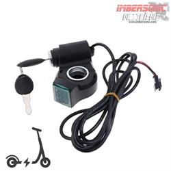 LLAVE DE CONTACTO CON VOLTIMETRO PARA PATINETE