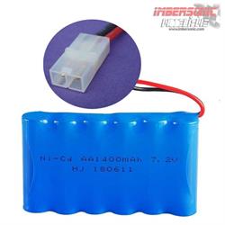 BATERIA 7.2V.  1400MAH FORMATO JUGUETES