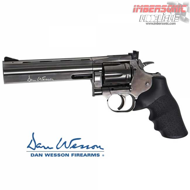 REVOLVER DAN WESSON 715 6 pulgadas 4.5MM. balines PLOMO ASG18193