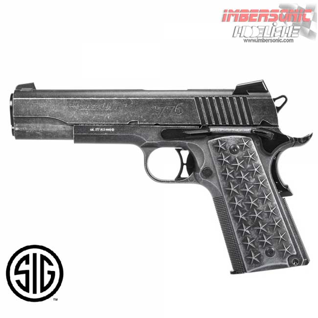 PISTOLA SIG SAUER WTP CO2 - 4,5 mm BBs Acero - Blowback