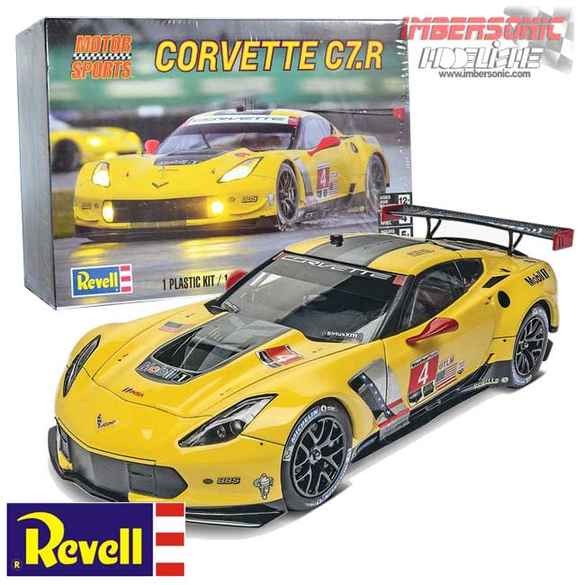 MAQUETA REWELL CORVETTE C7 R escala 1.25 REF.85-4304