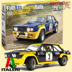 MAQUETA ITALERI FIAT 131 ABARTH RALLY OLIOFIAT escala 1.24 REF. 3667