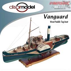 BARCO MADERA VANGUARD WOOD PADDLE TUG DISARMODEL 20151