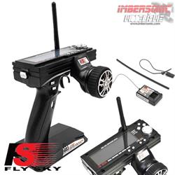 EMISORA RADIO CONTROL GT3B 3CH CON RECEPTOR GR3E (3CH AFHDS) LCD FLYSKY