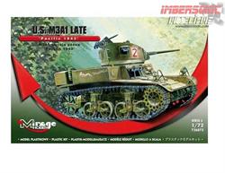 MAQUETA TANQUE U.S. M3A1 LATE E:1.72