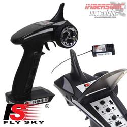EMISORA RADIO CONTROL GT2B 3CH CON RECEPTOR GR3E (3CH AFHDS) + PACK BAT FLYSKY