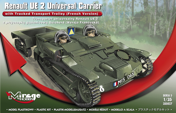 MAQUETA RENAULT UE 2 UNIVERSAL CARRIER MIRAGE E: 1.35