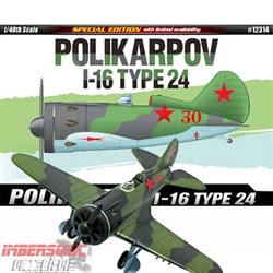 ACADEMY MAQUETA  AVION POLIKARPOV REF.12314 e.1.48