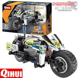 QIHUI VEHICULO DE MONTAJE MOTO POLICIA PULL BACK REF. 5806