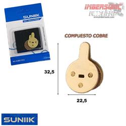 PASTILLA DE FRENO PATINETE ELCTRICO SUNIIK M4 SEMIMETALICAS