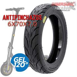 NEUMATICO PATINETE ELECTRICO TUBELESS 60X70X7 GEL ANTIPINCHAZOS YUANXING